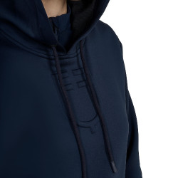 Felpa da donna Equestro con inserti Blazer marine Blu marino Felpa da donna Equestro con inserti Blazer marine Blu marino