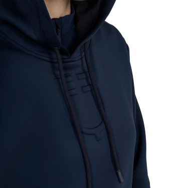 Felpa da donna Equestro con inserti Blazer marine Blu marino Felpa da donna Equestro con inserti Blazer marine Blu marino