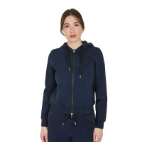 Felpa da donna Equestro Institutional con zip frontale Blazer marine Blu marino Felpa da donna Equestro Institutional con zip frontale Blazer marine Blu marino