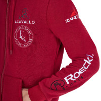 Felpa da uomo Equestro con cappuccio multi-logo Asfalto Grigio