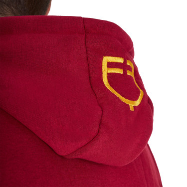 Felpa da uomo Equestro con cappuccio multi-logo Scooter Beige