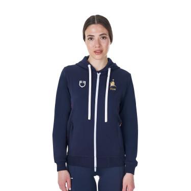 Felpa in pile da donna Equestro x FISE Blazer marine Blu marino