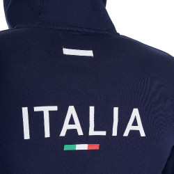 Felpa in pile da uomo Equestro x FISE Blazer marine Blu marino