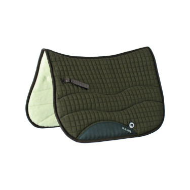 Tappeto Burioni cotone/lana Scafarda Verde