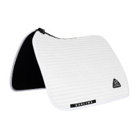 Sotto sella da dressage Acavallo Sublime in pelle scamosciata a bande Bianco Sotto sella da dressage Acavallo Sublime in pelle scamosciata a bande Bianco