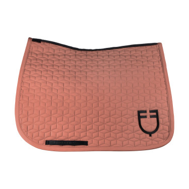 Sottosella da dressage Equestro trapuntato a cubetti Sequoia Rosso Sottosella da dressage Equestro trapuntato a cubetti Sequoia Rosso