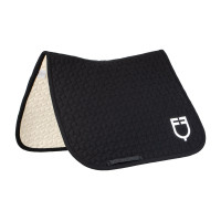 Sottosella da dressage Equestro trapuntato a cubetti Nero
