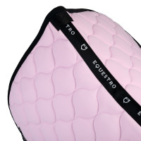 Sottosella da dressage Equestro trapuntato a cipolla Bouquet di orchidea Rosa