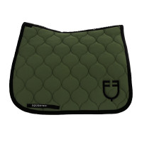 Sottosella da dressage Equestro trapuntato a cipolla Beige