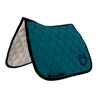 Sottosella da dressage Equestro trapuntato a cipolla Petrolio Blu