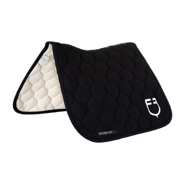 Sottosella da dressage Equestro trapuntato a cipolla Nero Sottosella da dressage Equestro trapuntato a cipolla Nero