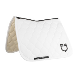 Sottosella da dressage Equestro trapuntato a cipolla Bianco Sottosella da dressage Equestro trapuntato a cipolla Bianco