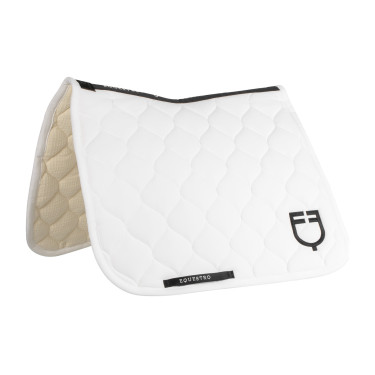 Sottosella da dressage Equestro trapuntato a cipolla Bianco Sottosella da dressage Equestro trapuntato a cipolla Bianco