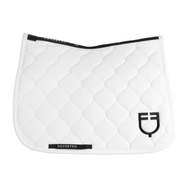 Sottosella da dressage Equestro trapuntato a cipolla Bianco Sottosella da dressage Equestro trapuntato a cipolla Bianco