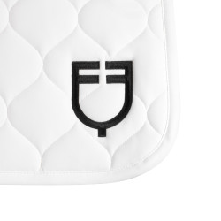 Sottosella da dressage Equestro trapuntato a cipolla Bianco Sottosella da dressage Equestro trapuntato a cipolla Bianco