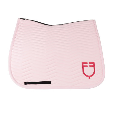 Sottosella da dressage Equestro trapuntato Wave in tessuto tecnico