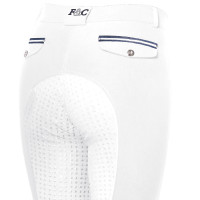 Pantaloni Flags & Cup Cayenne fondo in silicone Bianco / blu navy