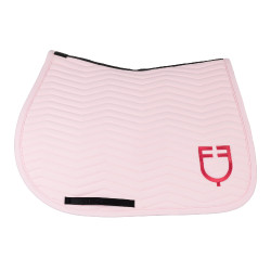 Sottosella da salto Equestro trapuntato Wave in tessuto tecnico Ballerine / caprifoglio Rosa