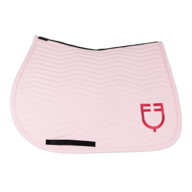 Sottosella da salto Equestro trapuntato Wave in tessuto tecnico Ballerine / caprifoglio Rosa