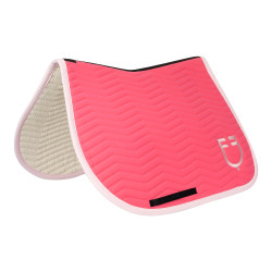 Sottosella da salto Equestro trapuntato Wave in tessuto tecnico Caprifoglio / ballerina Rosa