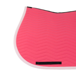 Sottosella da salto Equestro trapuntato Wave in tessuto tecnico Caprifoglio / ballerina Rosa