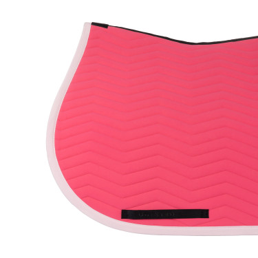 Sottosella da salto Equestro trapuntato Wave in tessuto tecnico Caprifoglio / ballerina Rosa
