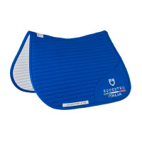 Sottosella da salto Equestro x FISE con logo ricamato Blu di Savoia