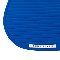 Sottosella da salto Equestro x FISE con logo ricamato Blu di Savoia Sottosella da salto Equestro x FISE con logo ricamato Blu di Savoia