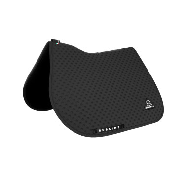 Sottosella CSO Acavallo Sublime in tessuto tecnico a pois Nero