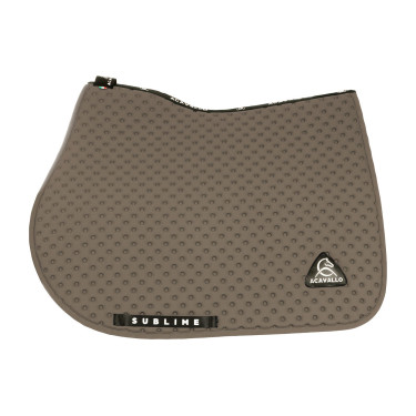 Sottosella CSO Acavallo Sublime in tessuto tecnico a pois Terra Marrone