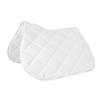 Sottosella da salto Equestro in tessuto tecnico traspirante Bianco / bianco