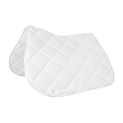 Sottosella da salto Equestro in tessuto tecnico traspirante Bianco / bianco