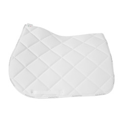 Sottosella da salto Equestro in tessuto tecnico traspirante Bianco / bianco