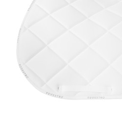 Sottosella da salto Equestro in tessuto tecnico traspirante Bianco / bianco