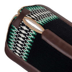 Tappetino western Pool’s classico Nero / bianco / verde