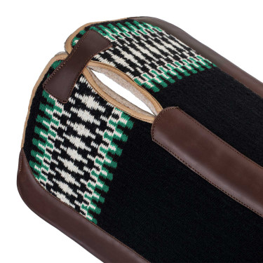 Tappetino western Pool’s classico Nero / bianco / verde