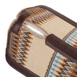 Tappetino western Pool’s contoured Beige / azzurro chiaro