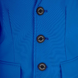 Giacca da concorso unisex per bambini Equestro x FISE tre bottoni Blu di Savoia