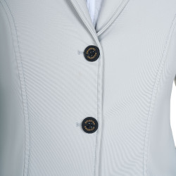 Giacca da gara da donna Equestro con logo in rilievo Nebbia portuale