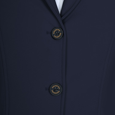 Giacca da gara da donna Equestro con logo in rilievo Blazer marine Blu marino
