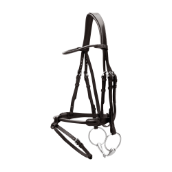 Briglia in cuoio tondo Working By Dy'on Nero Briglia in cuoio tondo Working By Dy'on Nero