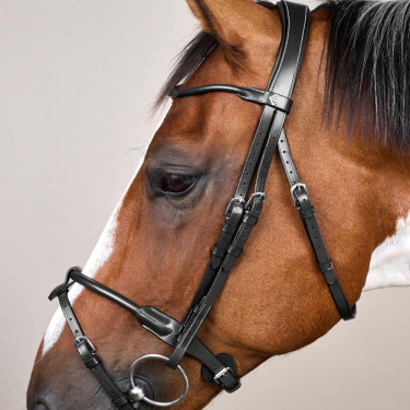 Briglia in cuoio tondo Working By Dy'on Nero Briglia in cuoio tondo Working By Dy'on Nero