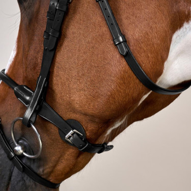 Briglia in cuoio tondo Working By Dy'on Nero Briglia in cuoio tondo Working By Dy'on Nero