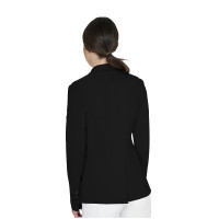 Giacca da gara da donna Equestro con logo in rilievo Nero