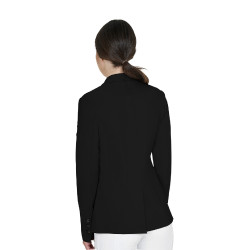 Giacca da gara da donna Equestro con logo in rilievo Nero