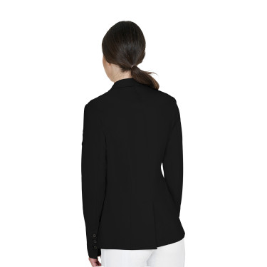 Giacca da gara da donna Equestro con logo in rilievo Nero