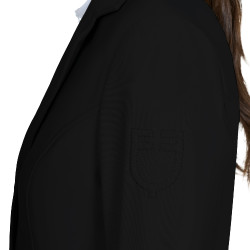 Giacca da gara da donna Equestro con logo in rilievo Nero