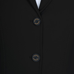 Giacca da gara da donna Equestro con logo in rilievo Nero