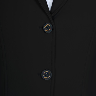 Giacca da gara da donna Equestro con logo in rilievo Nero