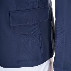 Giacca da concorso uomo Equestro x FISE tre bottoni Blazer marine Blu marino